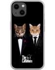 Funda personalizada para teléfono con 2 mascotas 'The Catfathers'