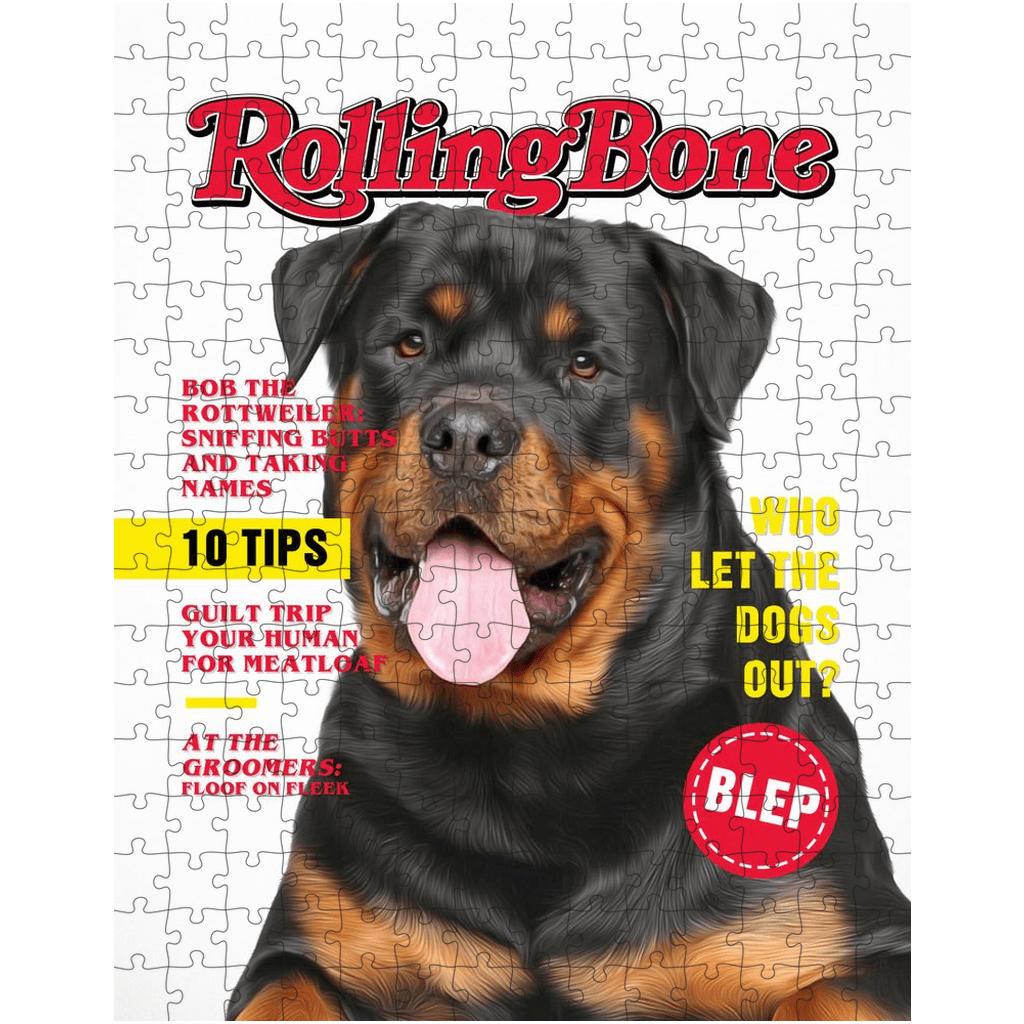 Rompecabezas personalizado para mascotas &#39;Rolling Bone&#39;