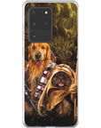 Funda personalizada para teléfono con 2 mascotas 'Chewdogga &amp; Dogg-E-Wok'