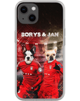 Funda personalizada para teléfono con 2 mascotas 'Poland Doggos'