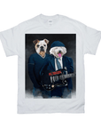 Camiseta personalizada para 2 mascotas 'AC/Doggos'