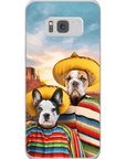 '2 Amigos' Funda personalizada para teléfono con 2 mascotas