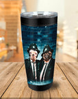 Vaso personalizado para 2 mascotas 'The Blues Doggos'