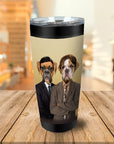 Vaso personalizado para 2 mascotas 'The Woofice'