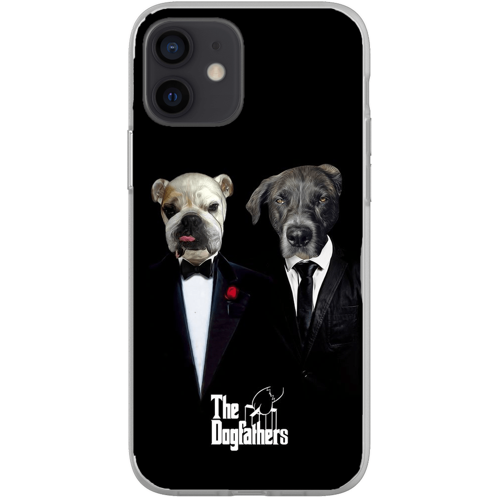 Funda personalizada para teléfono con 2 mascotas &#39;The Dogfathers&#39;