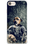 Funda para teléfono personalizada 'El veterano del ejército'