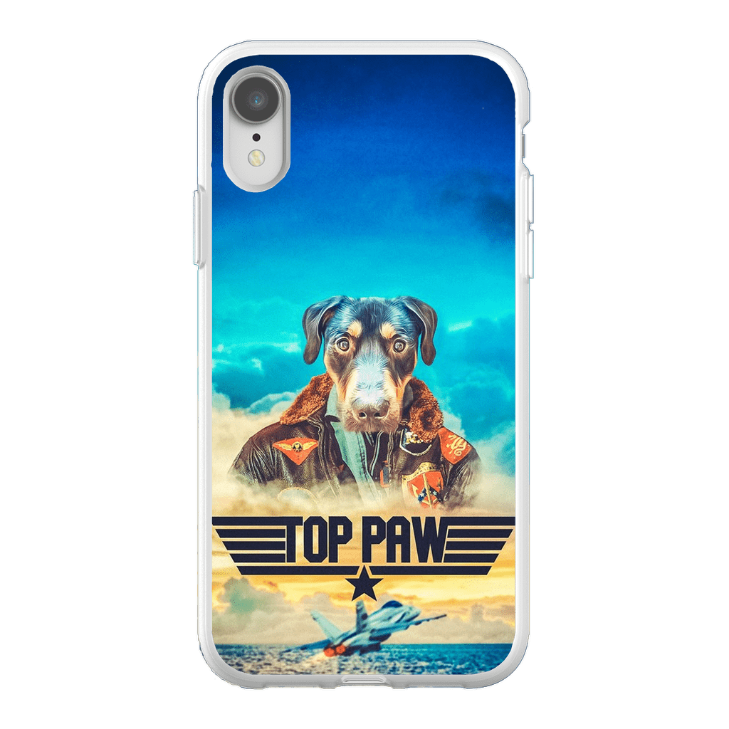 Funda para teléfono personalizada &#39;Top Paw&#39;