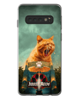 Funda para móvil personalizada 'Jurassic Meow'