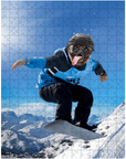 Puzzle personalizado para mascotas 'El snowboarder'