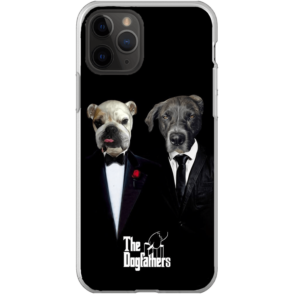 Funda personalizada para teléfono con 2 mascotas &#39;The Dogfathers&#39;