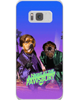 Funda personalizada para teléfono con 2 mascotas 'Una noche en Pawsbury'