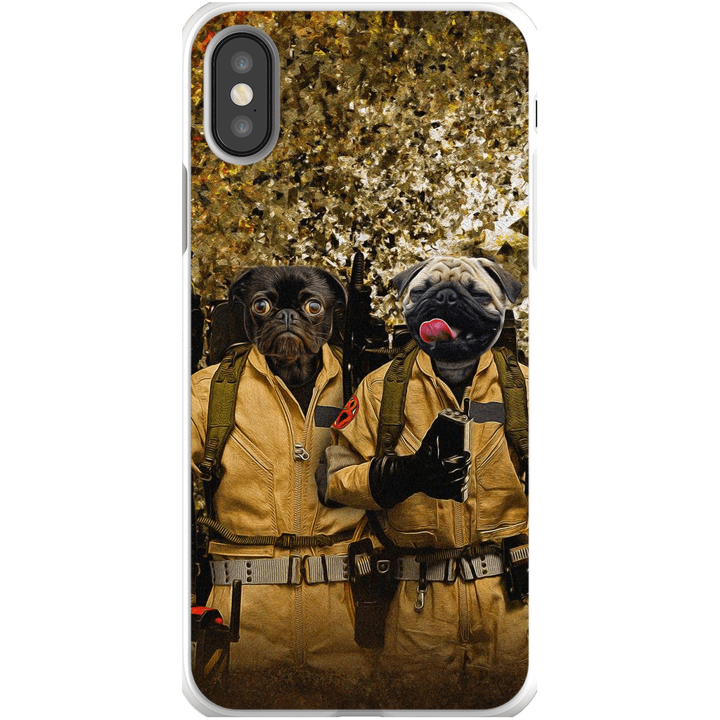 Funda para móvil personalizada con 2 mascotas &#39;Dog Busters&#39;