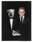 Manta personalizada para mascotas/humanos 'The Dogfathers' 