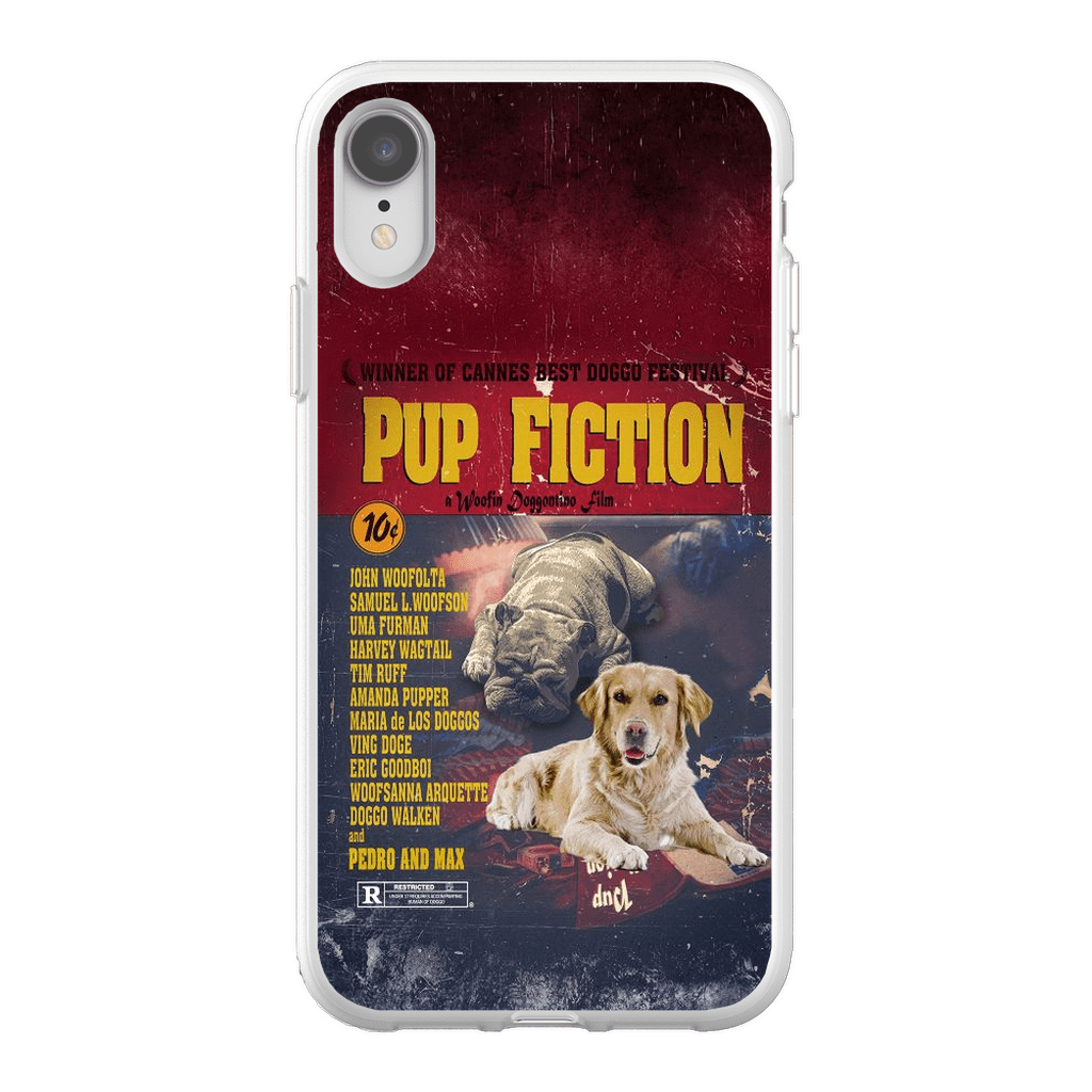 Funda personalizada para teléfono con 2 mascotas &#39;Pup Fiction&#39;