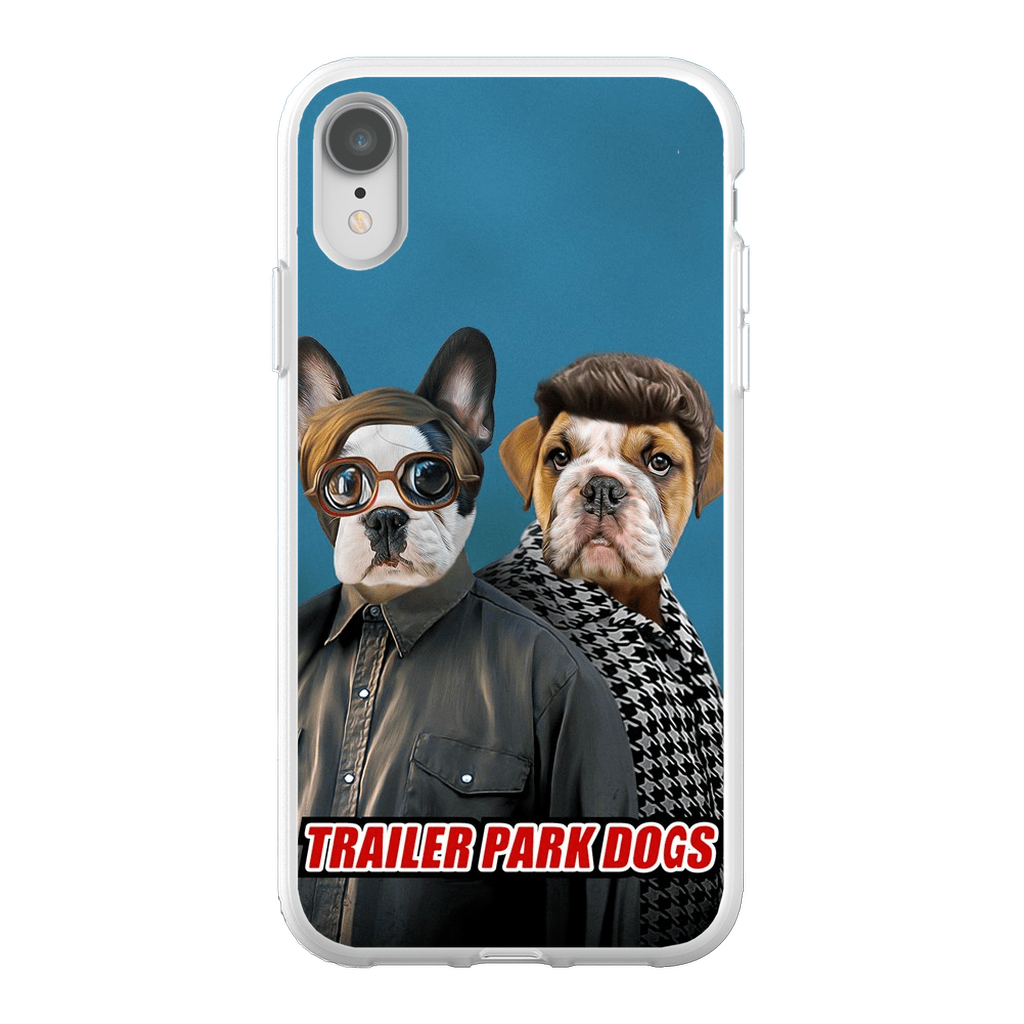 &#39;Trailer Park Dogs 2&#39; Funda personalizada para teléfono con 2 mascotas