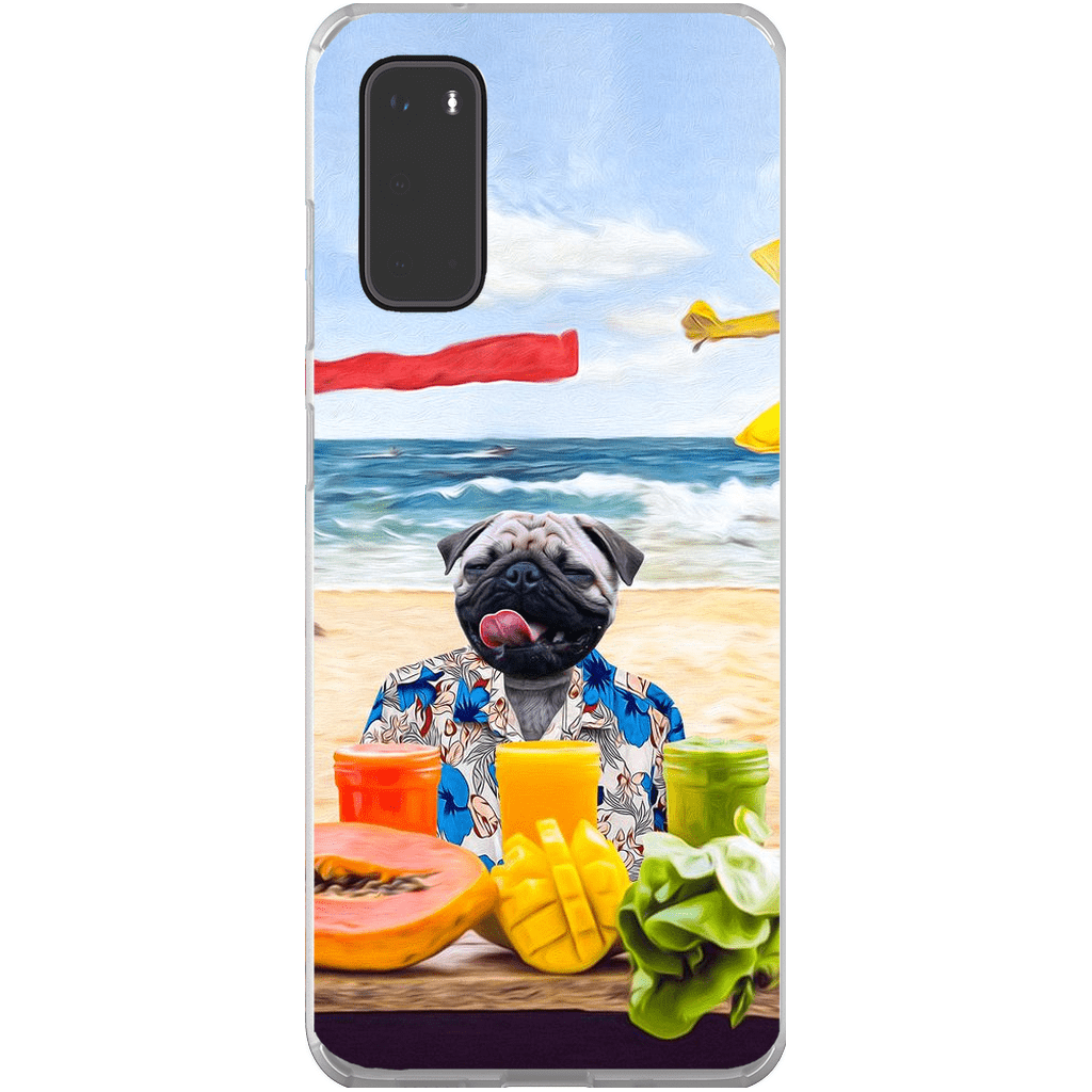 Funda para móvil personalizada &#39;El perro de la playa&#39;