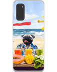 Funda para móvil personalizada 'El perro de la playa'