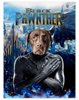 Póster Mascota personalizada 'Black Pawnther'