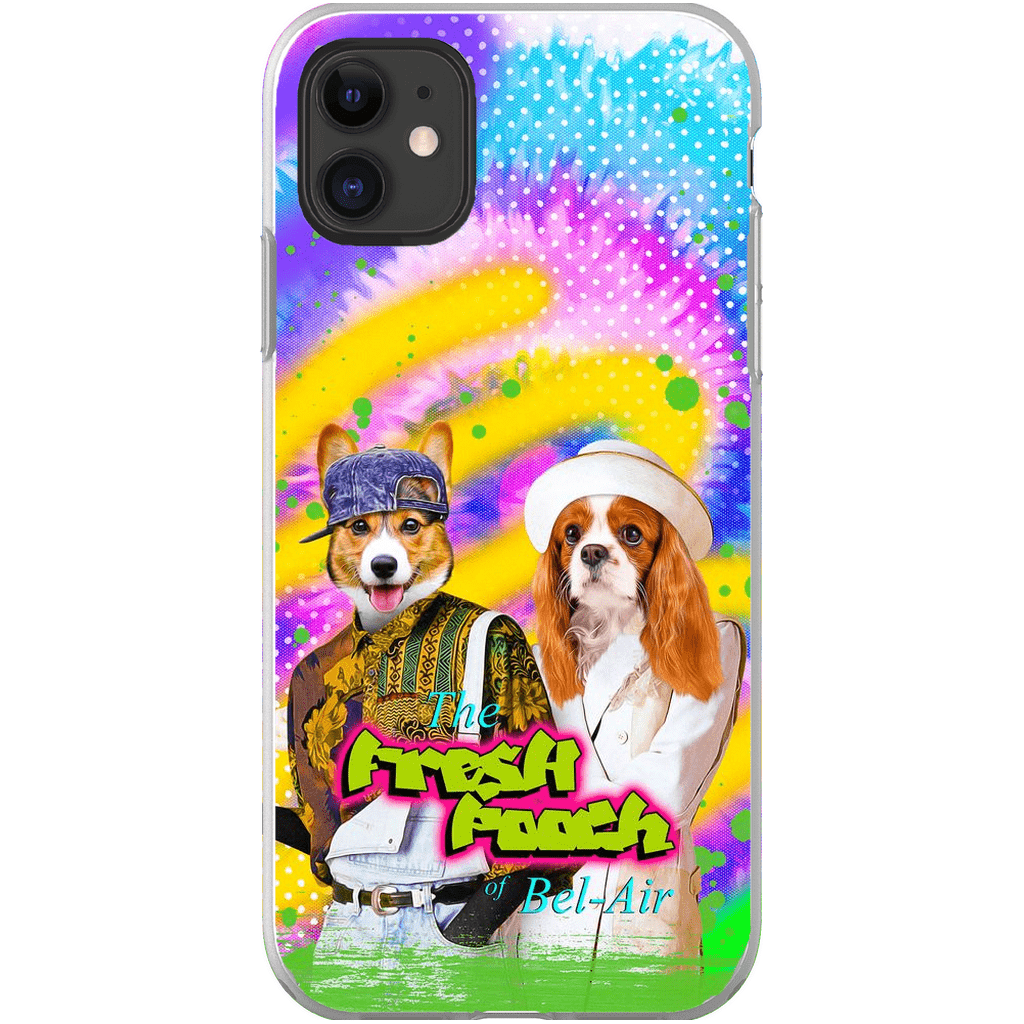 Funda personalizada para teléfono con 2 mascotas &#39;The Fresh Pooch&#39;