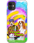 Funda personalizada para teléfono con 2 mascotas 'The Fresh Pooch'