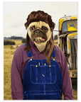 Póster Mascota personalizada 'Hillbilly'