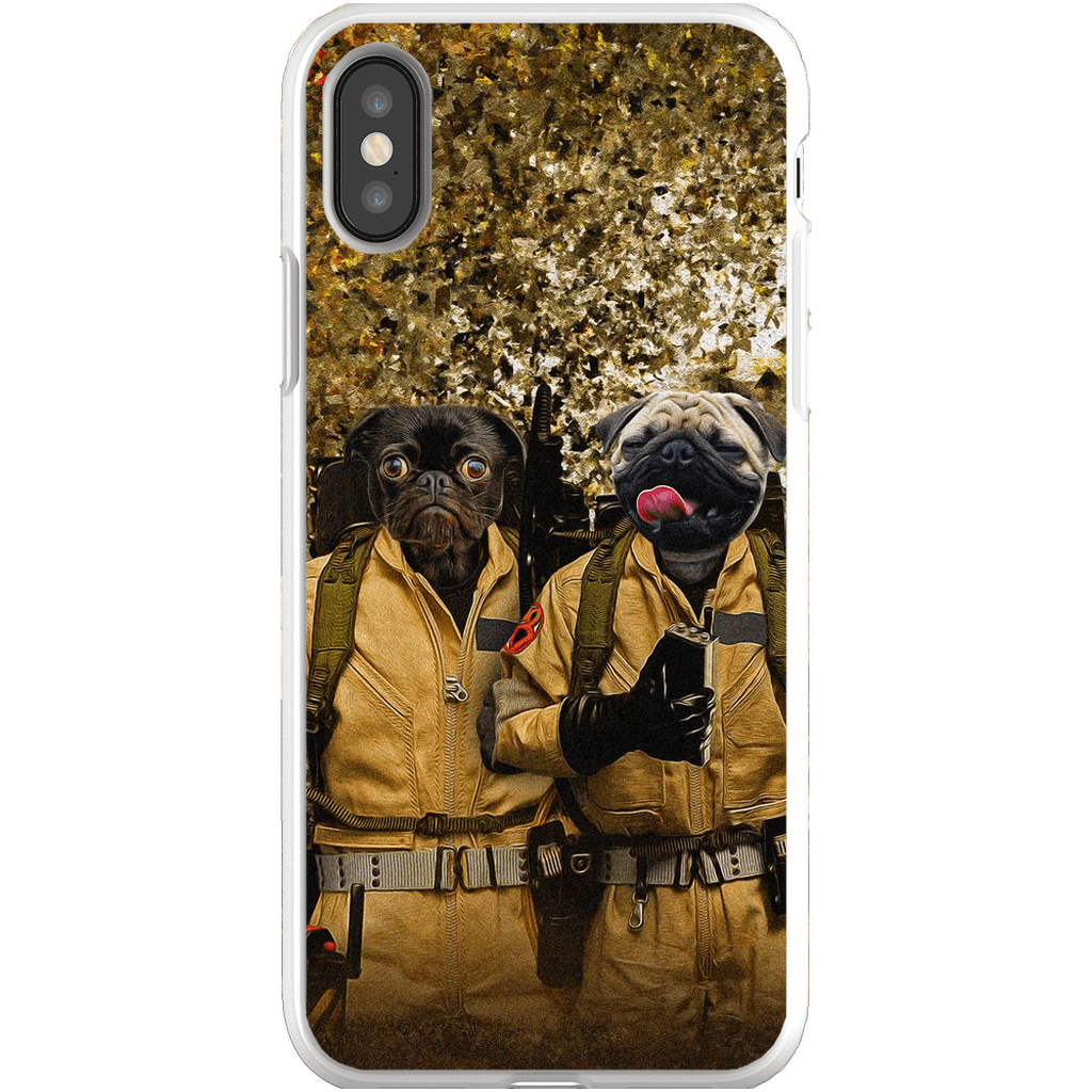 Funda para móvil personalizada con 2 mascotas &#39;Dog Busters&#39;