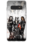 Funda personalizada para teléfono con 4 mascotas 'Kiss Doggos'