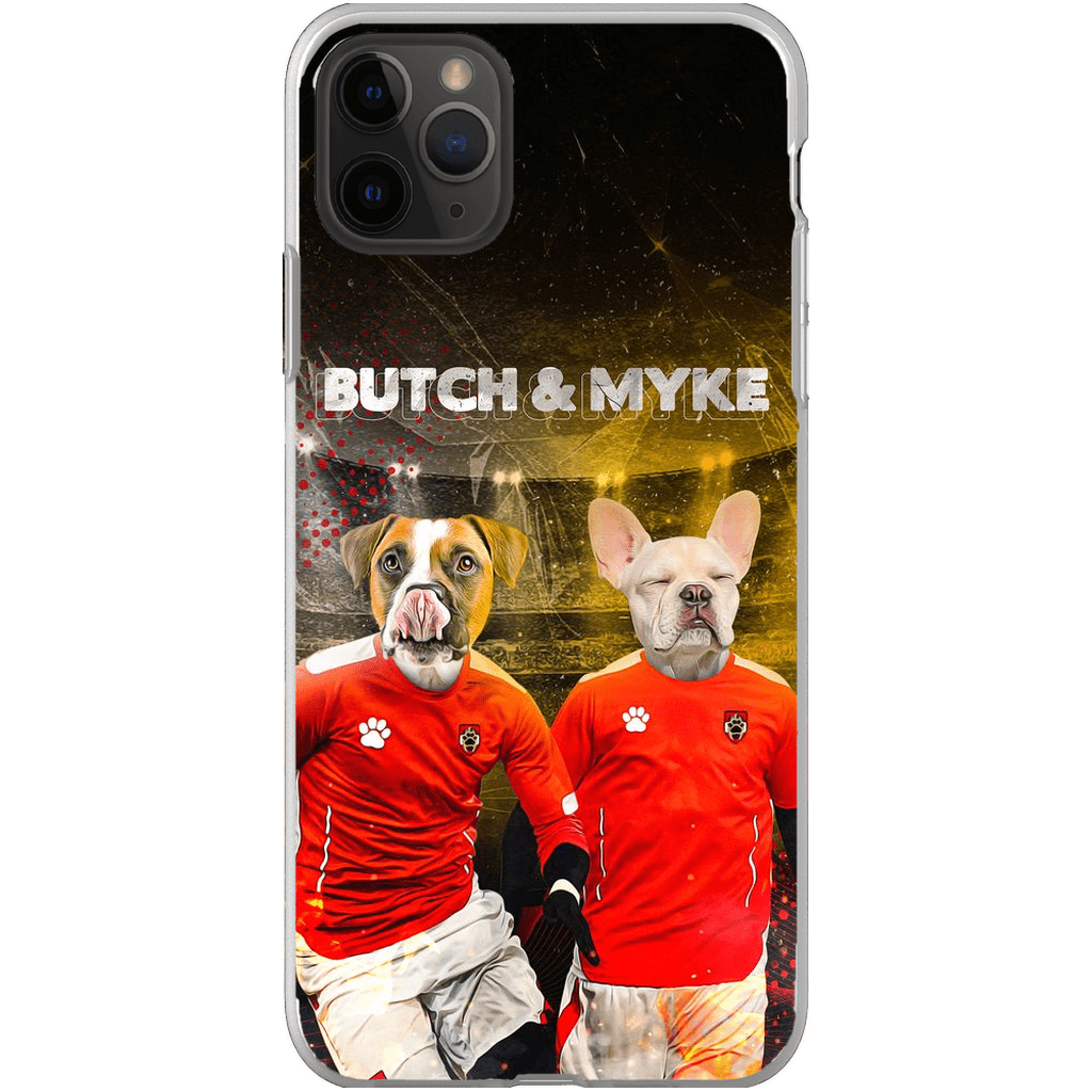 &#39;Austria Doggos&#39; Funda personalizada para teléfono con 2 mascotas