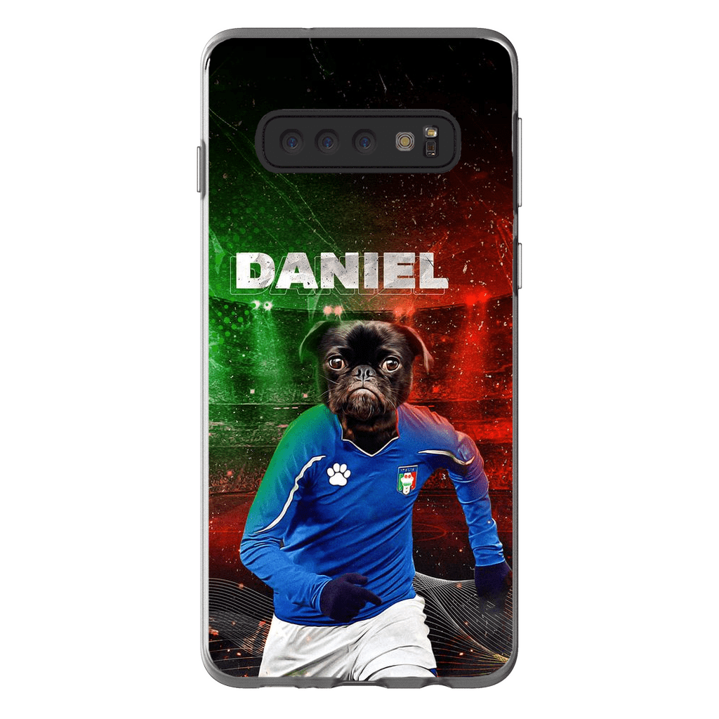 Funda para móvil personalizada &#39;Italia Doggos Soccer&#39;