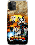 'Street Doggos' Funda personalizada para teléfono con 3 mascotas