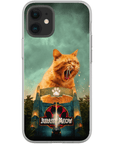 Funda para móvil personalizada 'Jurassic Meow'