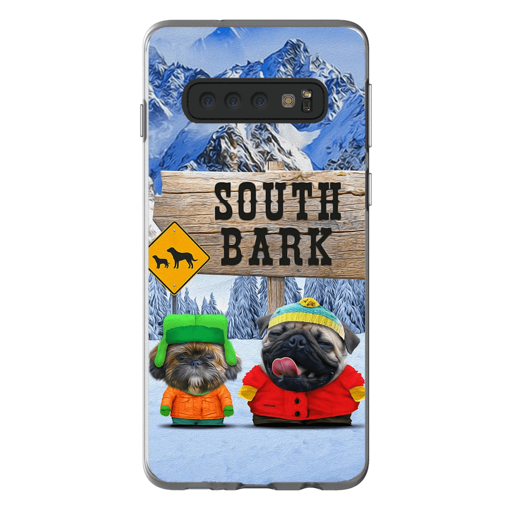 Funda personalizada para teléfono con 2 mascotas &#39;South Bark&#39;