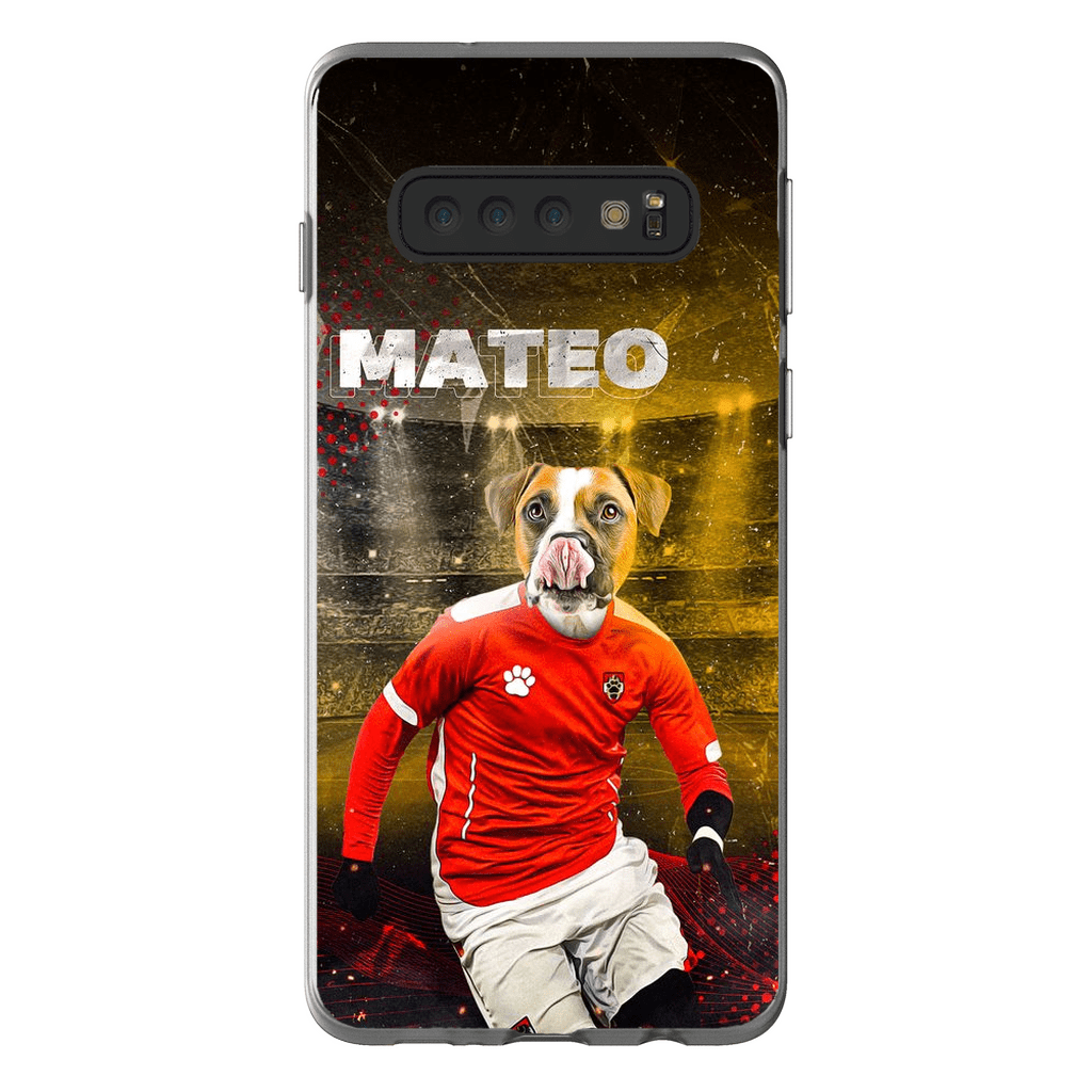 Funda para móvil personalizada &#39;Austria Doggos Soccer&#39;