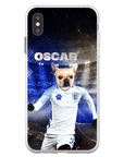 Funda para teléfono personalizada 'England Doggos Soccer'