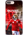 Funda para móvil personalizada 'Dinamarca Doggos Soccer'