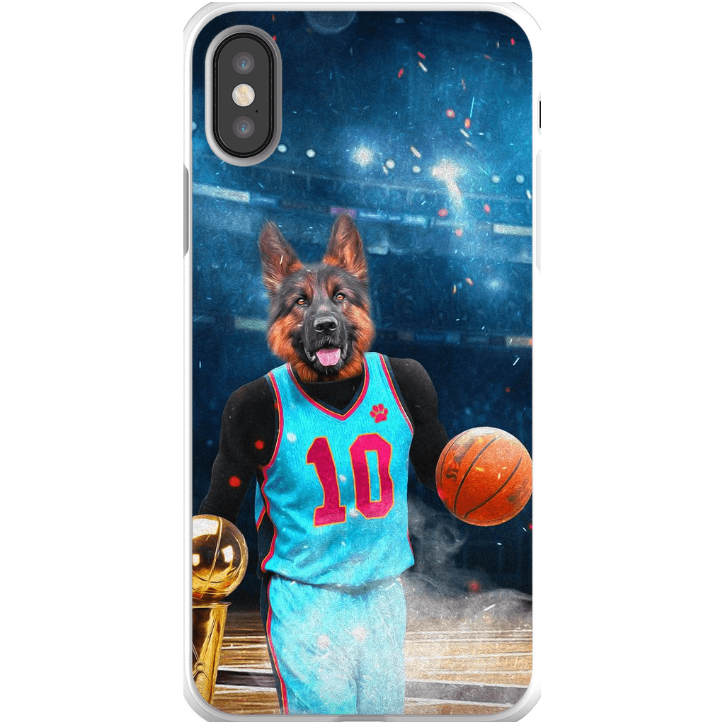 Funda para móvil personalizada &#39;El jugador de baloncesto&#39;