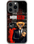 Funda personalizada para teléfono con 2 mascotas 'Doggo Heist'