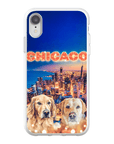 Funda personalizada para teléfono con 2 mascotas 'Doggos Of Chicago'