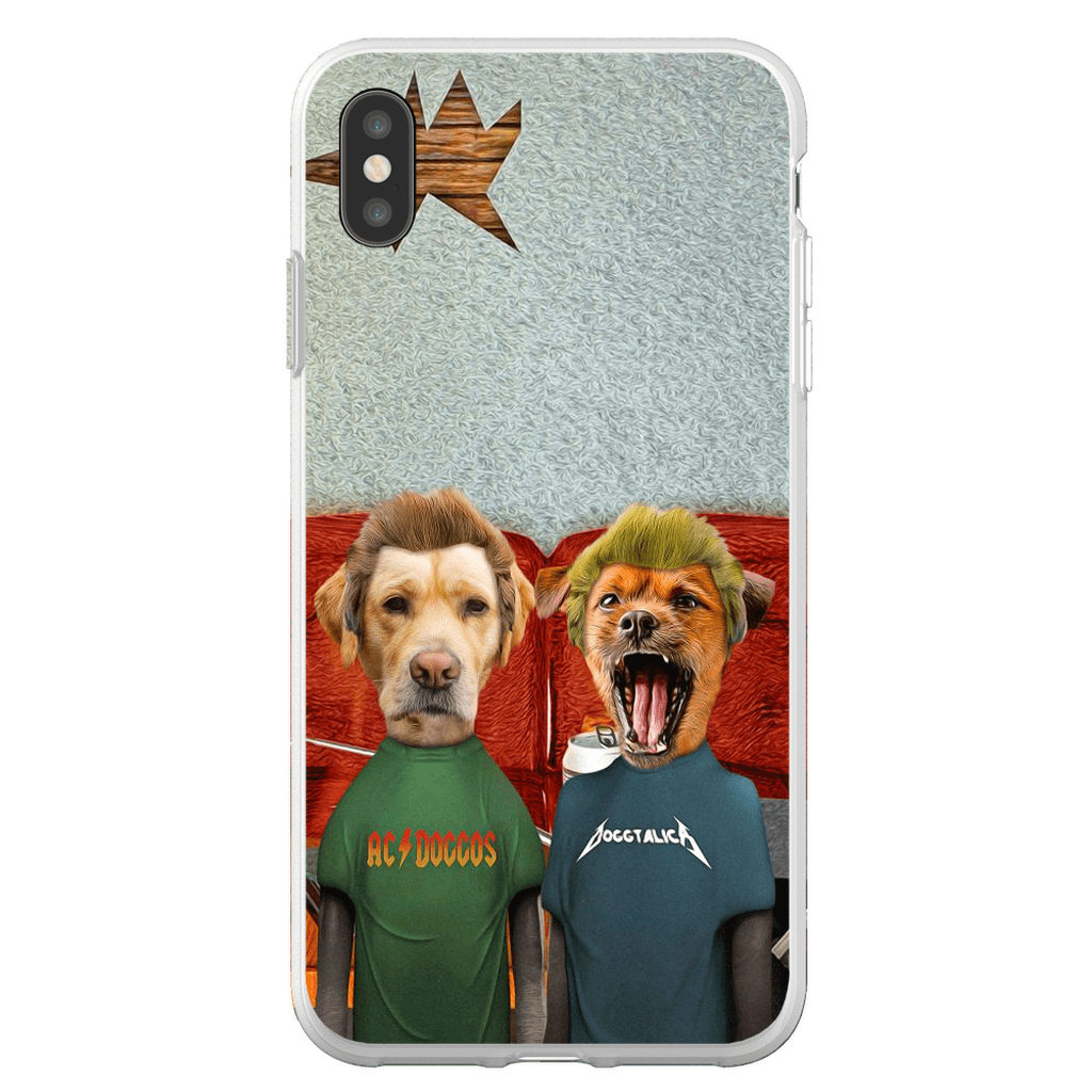 Funda personalizada para teléfono con 2 mascotas &#39;Beavis y Buttsniffer&#39;