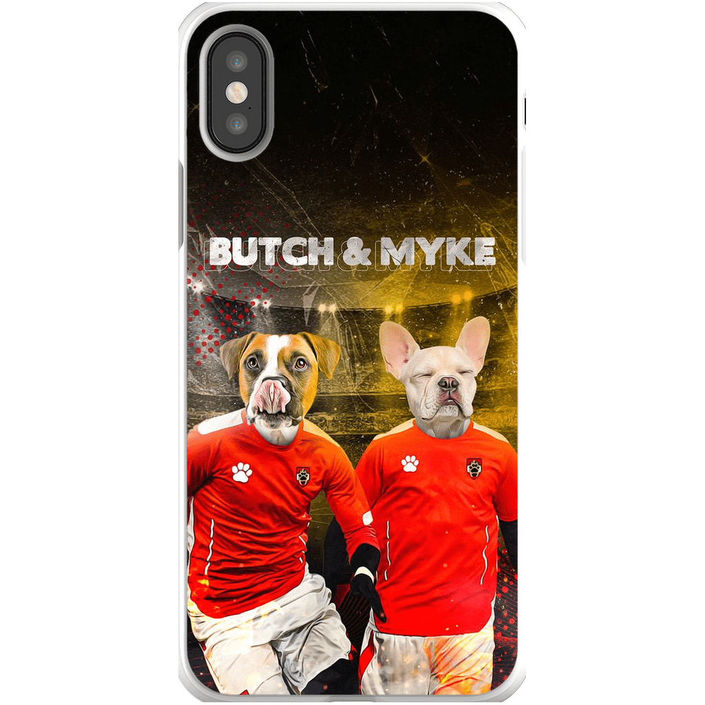 &#39;Austria Doggos&#39; Funda personalizada para teléfono con 2 mascotas