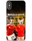 'Austria Doggos' Funda personalizada para teléfono con 2 mascotas