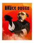 Lienzo personalizado para mascotas 'Bruce Doggo'