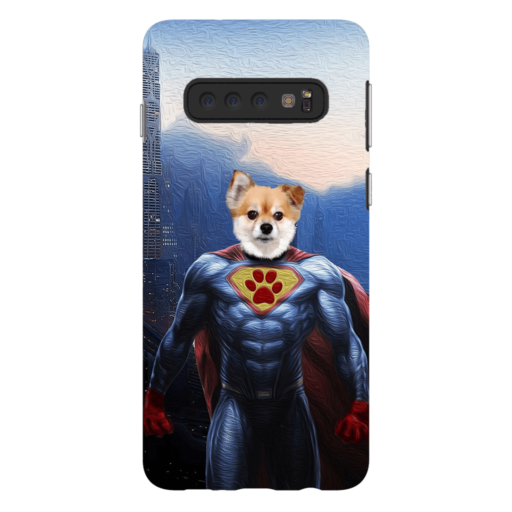 Funda personalizada para teléfono con mascota &#39;Super Dog&#39;