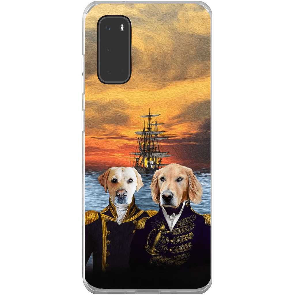 Funda personalizada para teléfono con 2 mascotas &#39;The Explorers&#39;