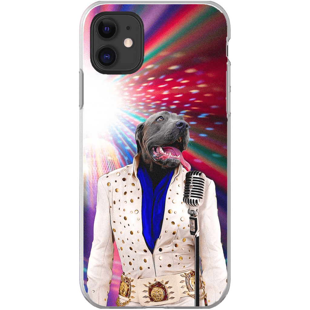 Funda para teléfono personalizada &#39;Elvis Pawsley&#39;