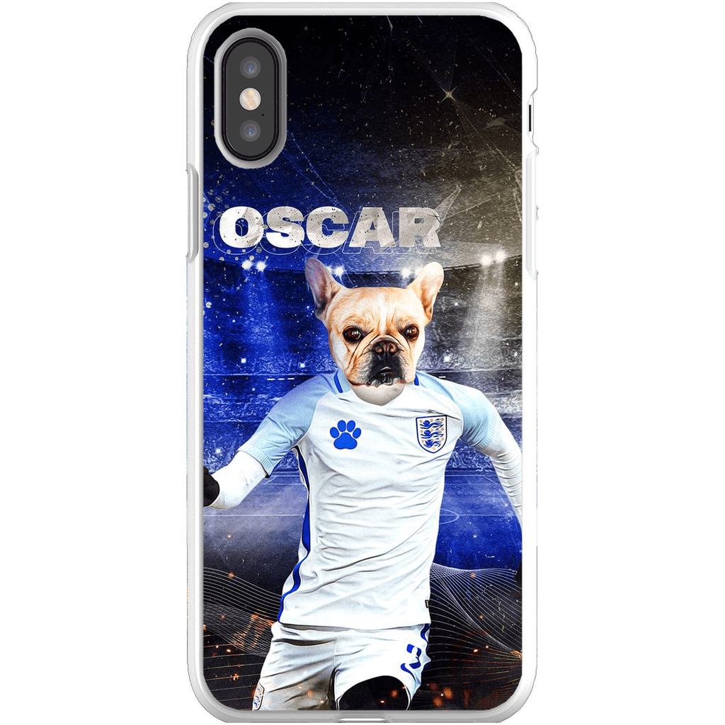 Funda para teléfono personalizada &#39;England Doggos Soccer&#39;