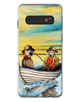 'Los Pescadores' Funda personalizada para teléfono con 2 mascotas