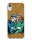 Funda personalizada para teléfono con 2 mascotas 'The Golfers'