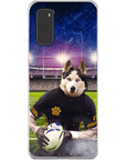 Funda para móvil personalizada 'El jugador de rugby'