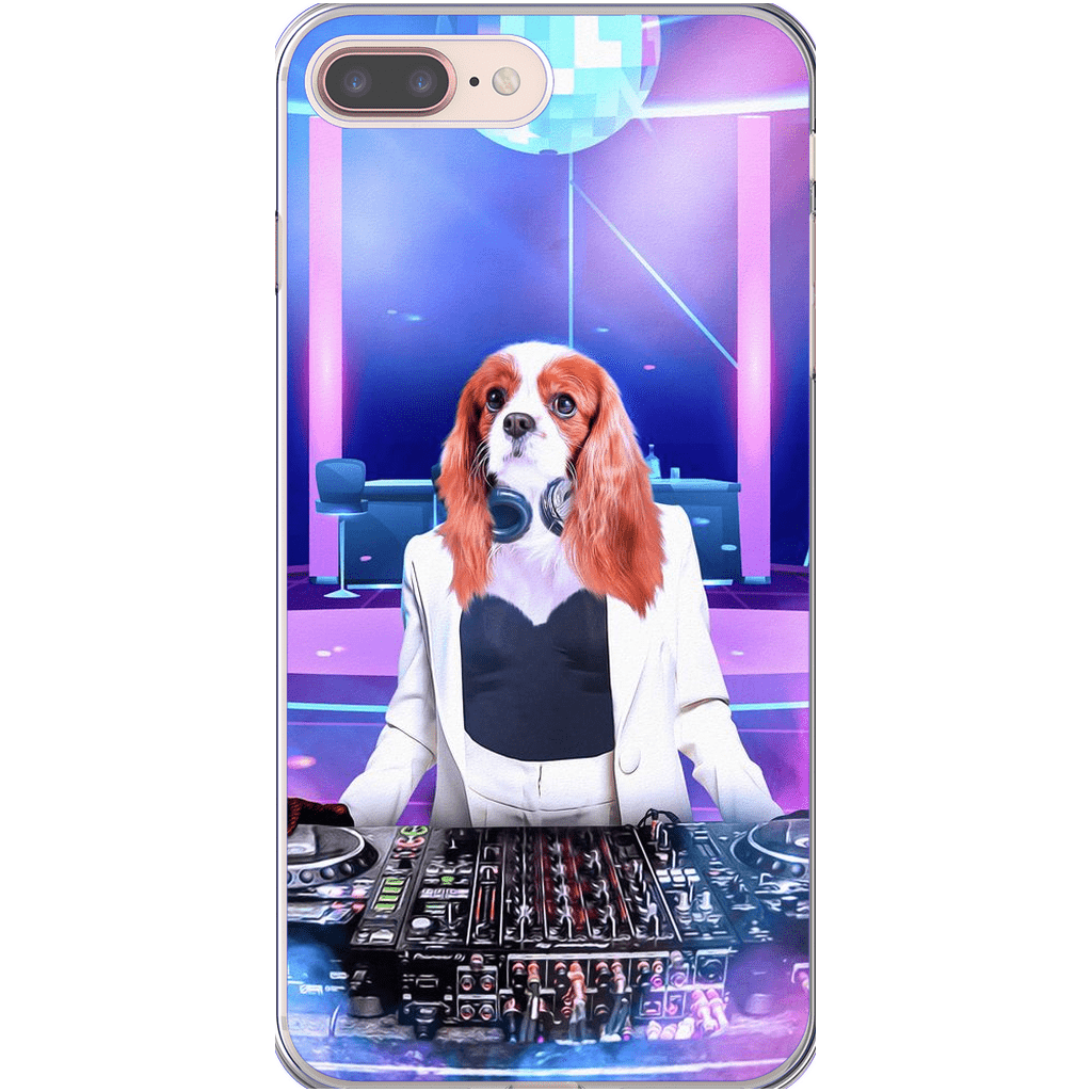 Funda para móvil personalizada &#39;La DJ femenina&#39;